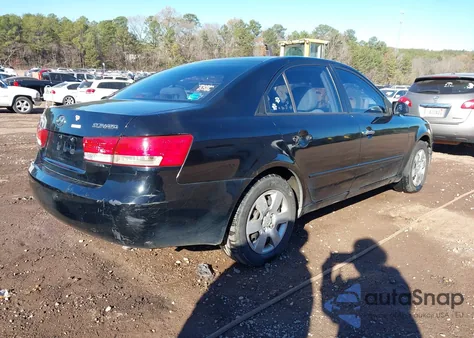 2006 Hyundai Sonata Gl из США, поврежденный, VIN 5NPET46C46H123964